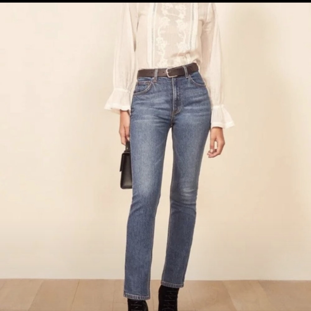Reformation Liza Straight Leg Jean NWOT